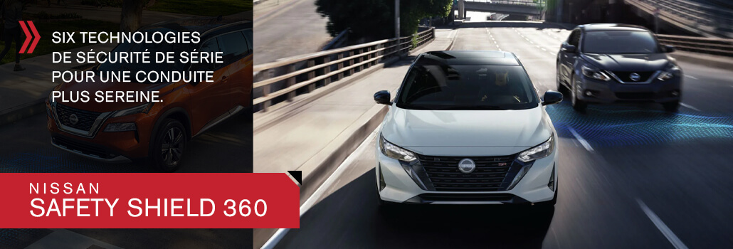 Safety Shield 360 de Nissan | Aides à la conduite de série | Solution Nissan Châteauguay